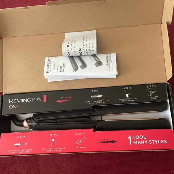 Remington One Flat Iron And Curler - Picture 4 of 4